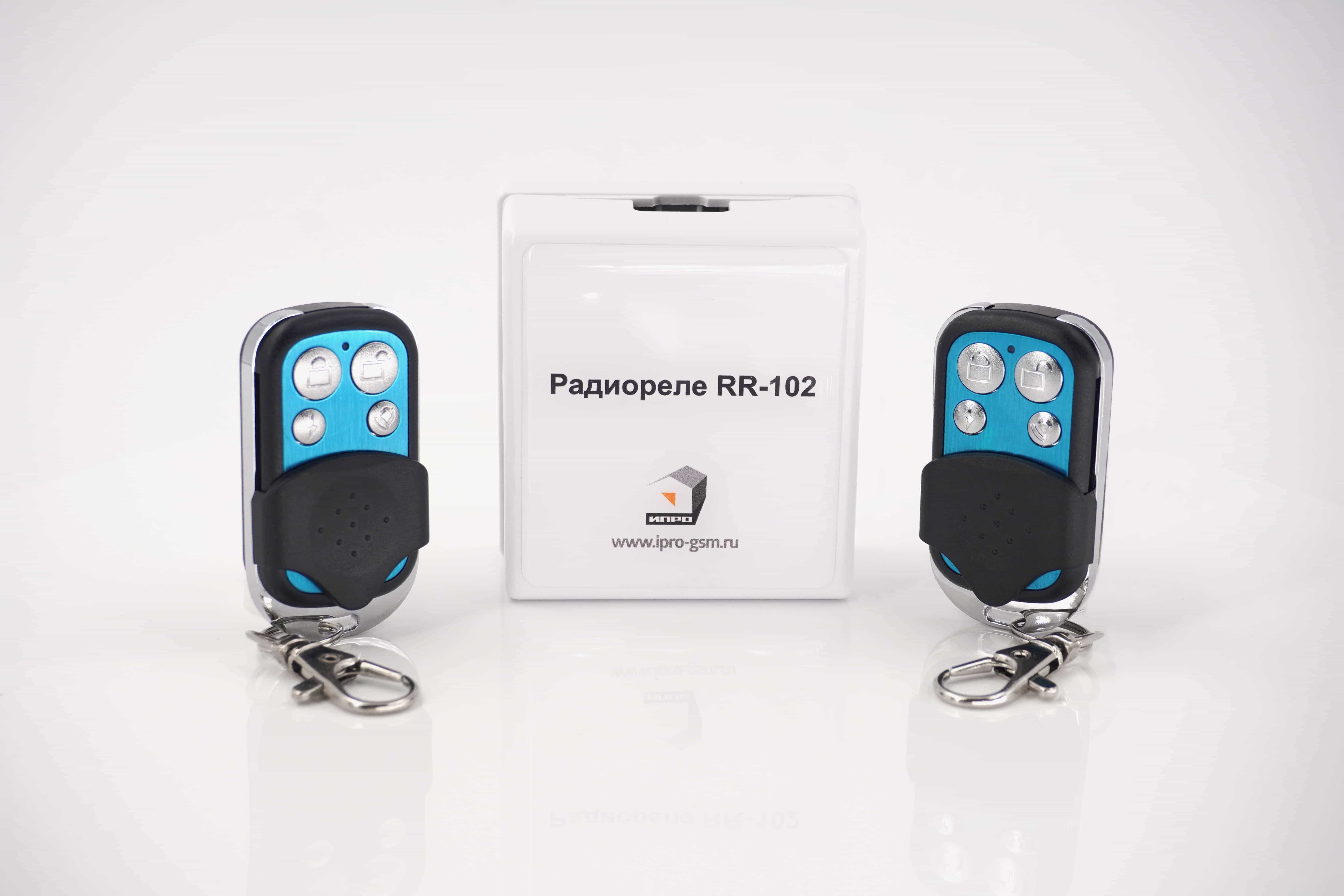 Комплект «Радиореле RR-102 + 2 пульта 150м» Комплект «Радиореле RR-102 + 2 пульта 150м»